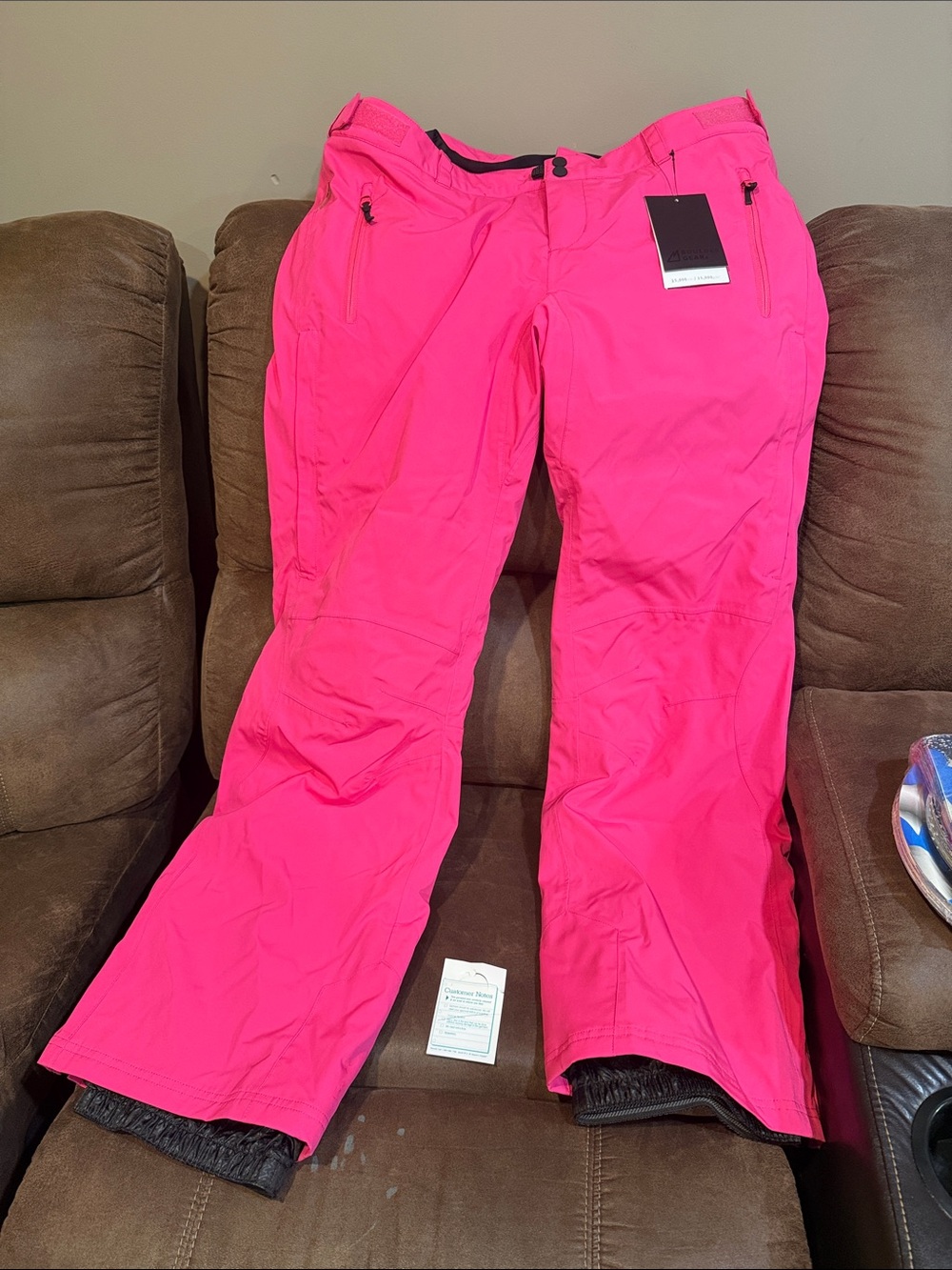 Women’s Hot Pink Snow Joggers - Unbranded
